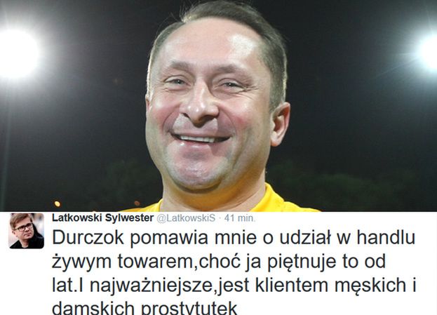 Sylwester Latkowski odpowiada Durczokowi: "Jest klientem męskich i damskich prostytutek"