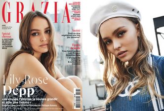 Zamyślona Lily-Rose Depp pozuje w nowojorskim oknie