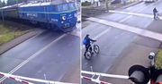 "Pokaz głupoty" na przejeździe. Rowerzyści nagrani