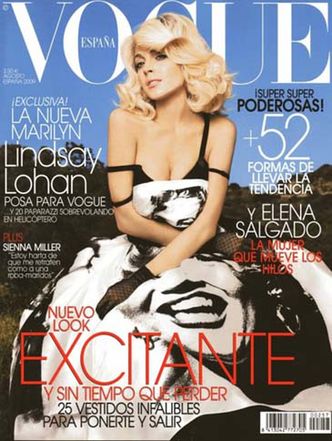 Lindsay na okładce "VOGUE'A"!