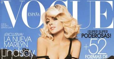 Lindsay na okładce "VOGUE'A"!