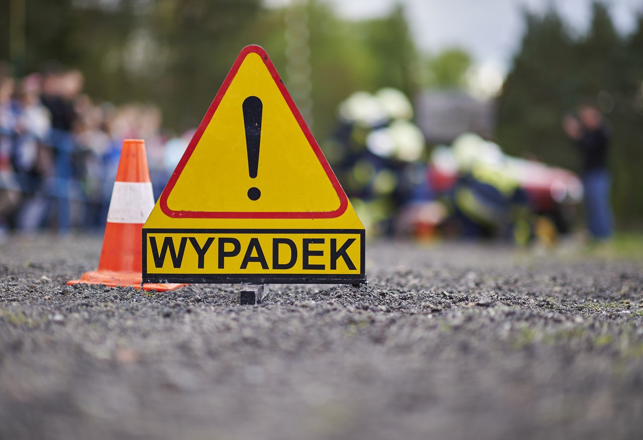 Wypadek z udziałem motocyklisty w Gdańsku
