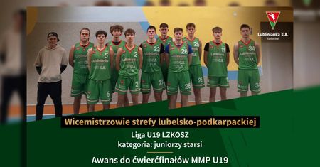 Lublinianka KUL Basketball w ćwierćfinale Mistrzostw Polski U19! Kolejny sukces młodych koszykarzy