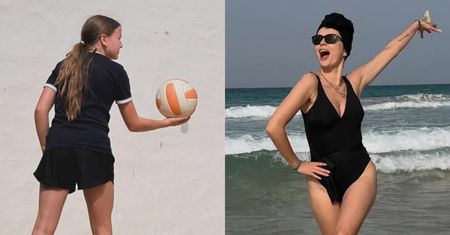 RZADKI WIDOK: Dorota Gardias wygrzewa się z córką na wczasach. 12-letnia Hania to cała mama? (FOTO)