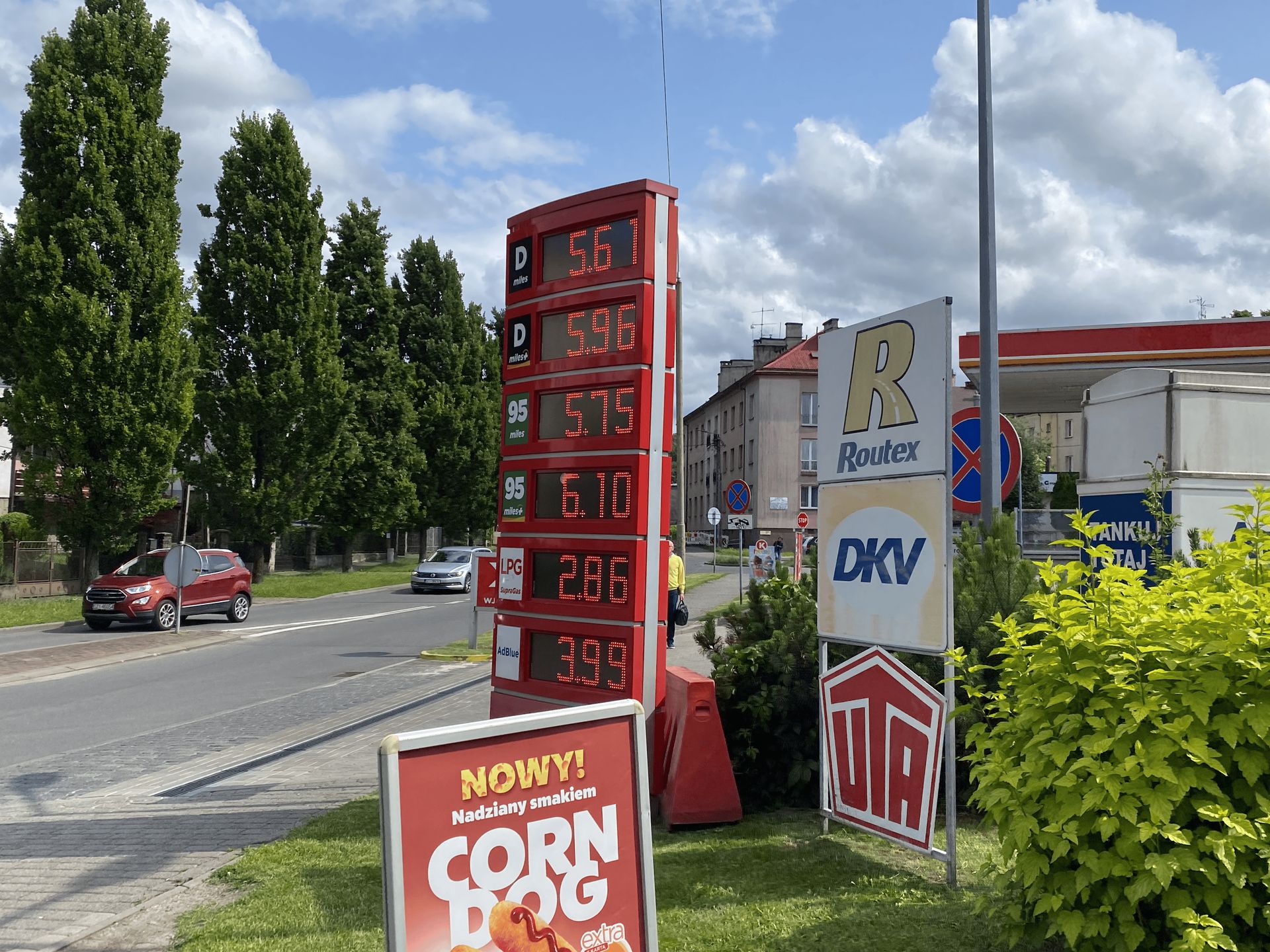 Ceny na stacji benzynowej w Polsce