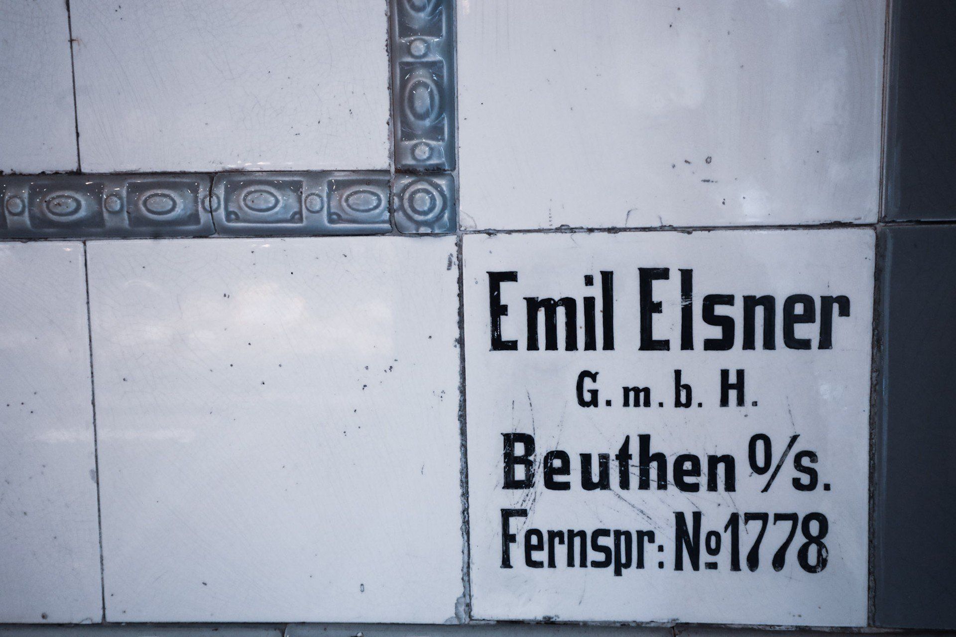 Sklep mięsny w Bytomiu ze zdobieniami sprzed stu lat