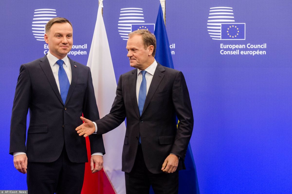 Andrzej Duda i Donald Tusk