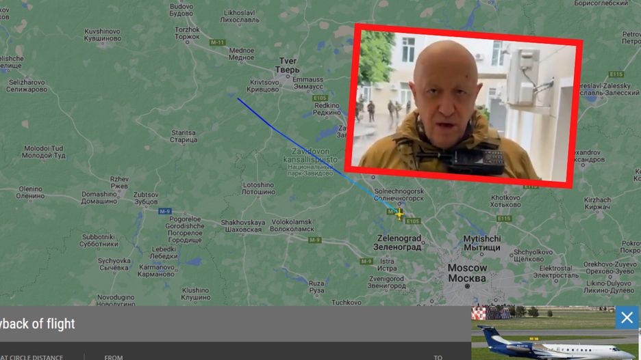 Ostatni lot Prigożyna