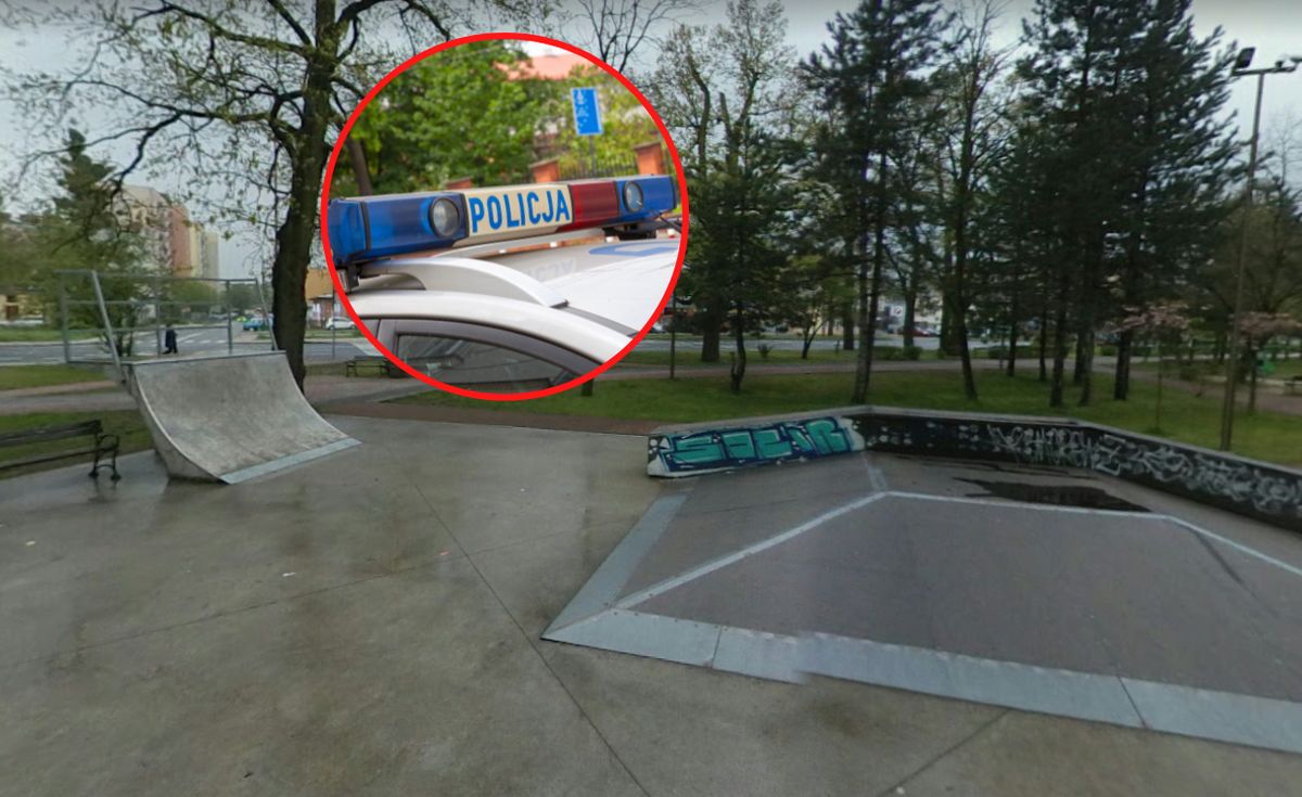 Policja zareagowała na incydent na skate parku w Kędzierzynie