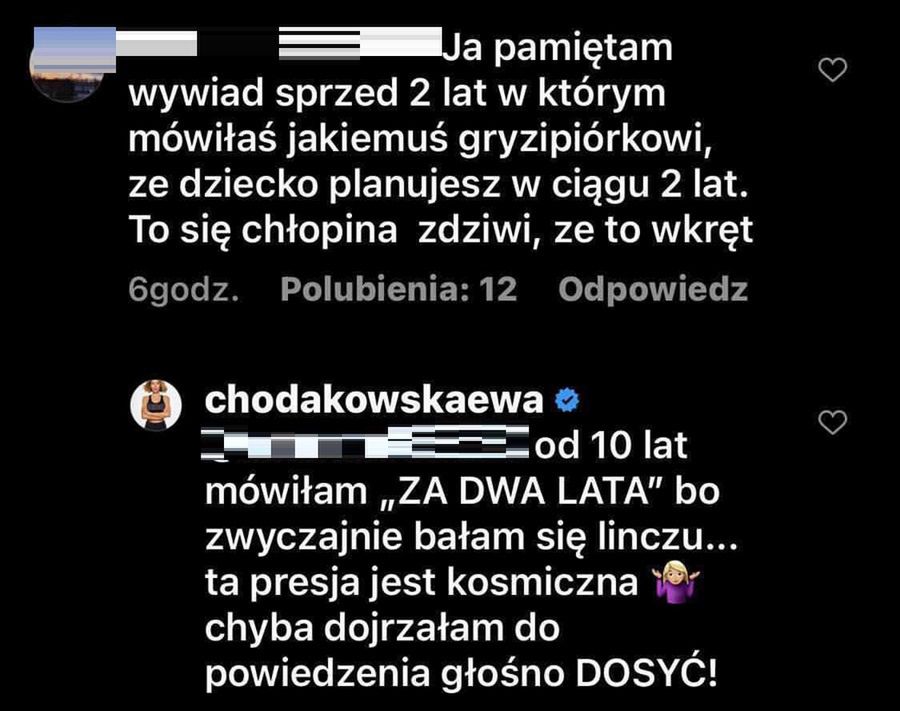 Ewa Chodakowska ma dość pytań o dziecko