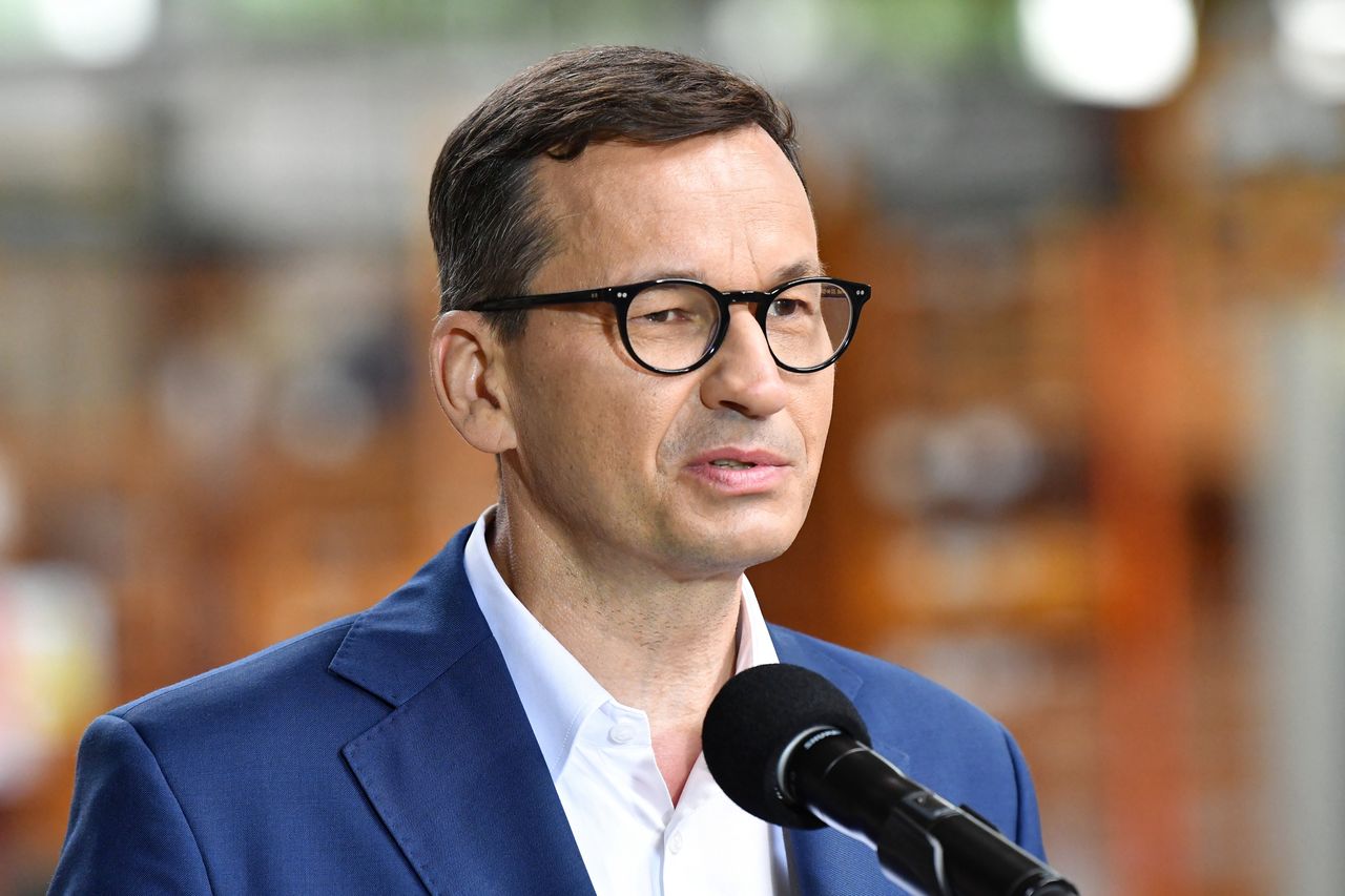 Premier Mateusz Morawiecki mówił o IV fali pandemii i ataku na punkt szczepień 