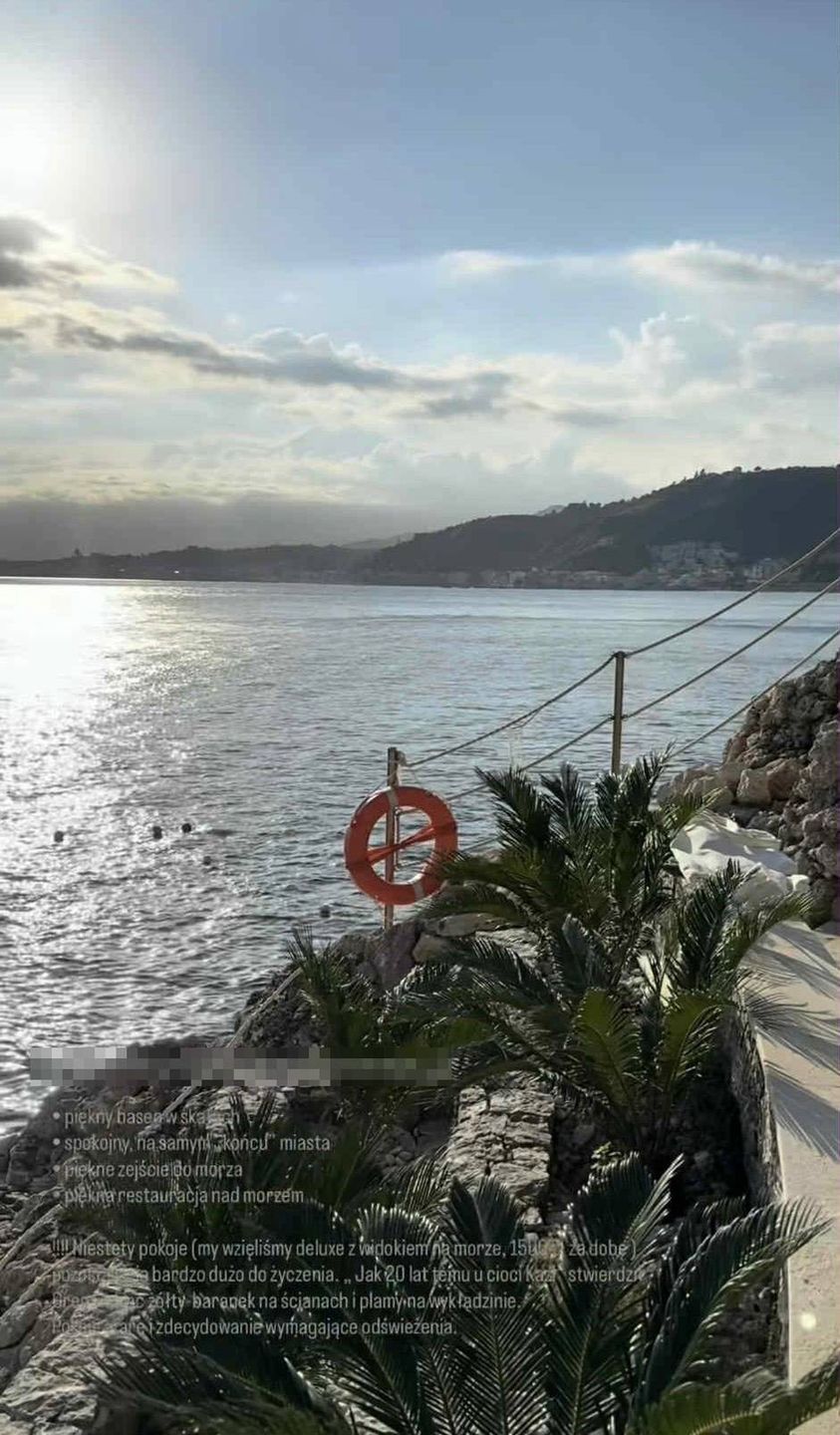 Sylwia Bomba narzeka na hotel