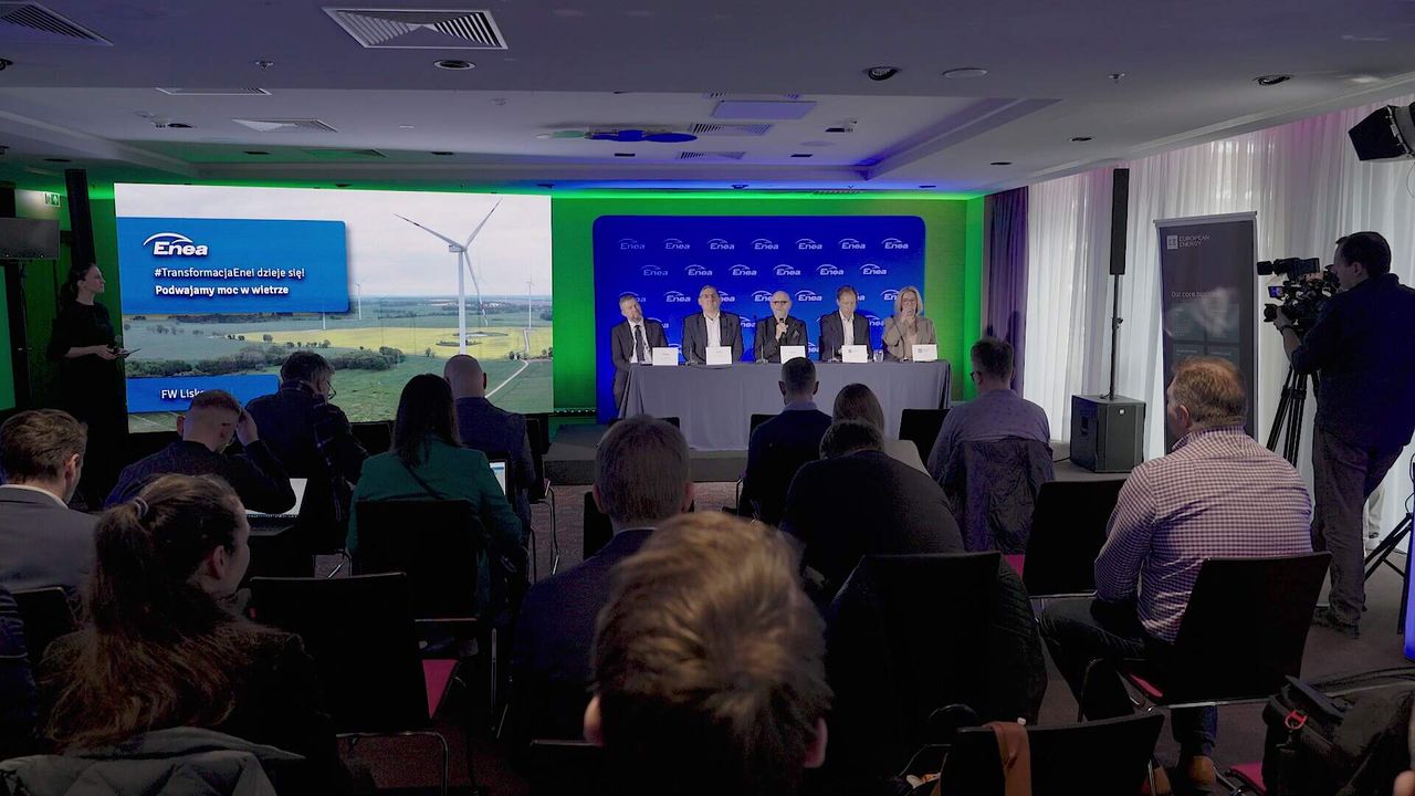 Sześć nowych farm wiatrowych w portfolio Enei. Firma podwaja swoje moce zainstalowane "w wietrze"