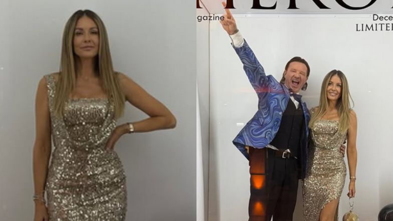 Małgorzata Rozenek w cekinowej kreacji żegna 2024 rok