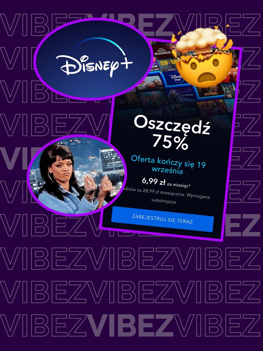 Promocja, Disney+ za 6,99 zł/miesiąc.