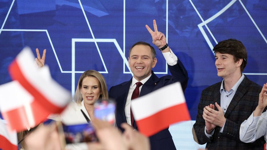 Wieczór wyborczy Karola Nawrockiego