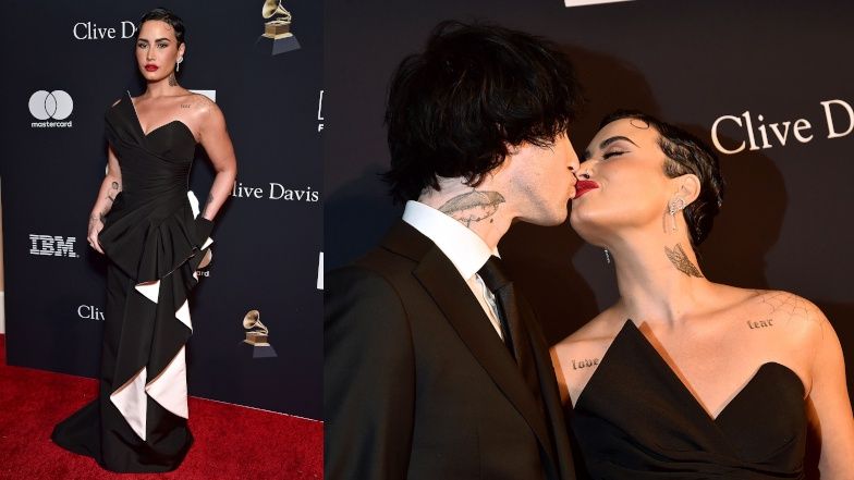 Gwiazdy na gali przed rozdaniem nagród Grammy