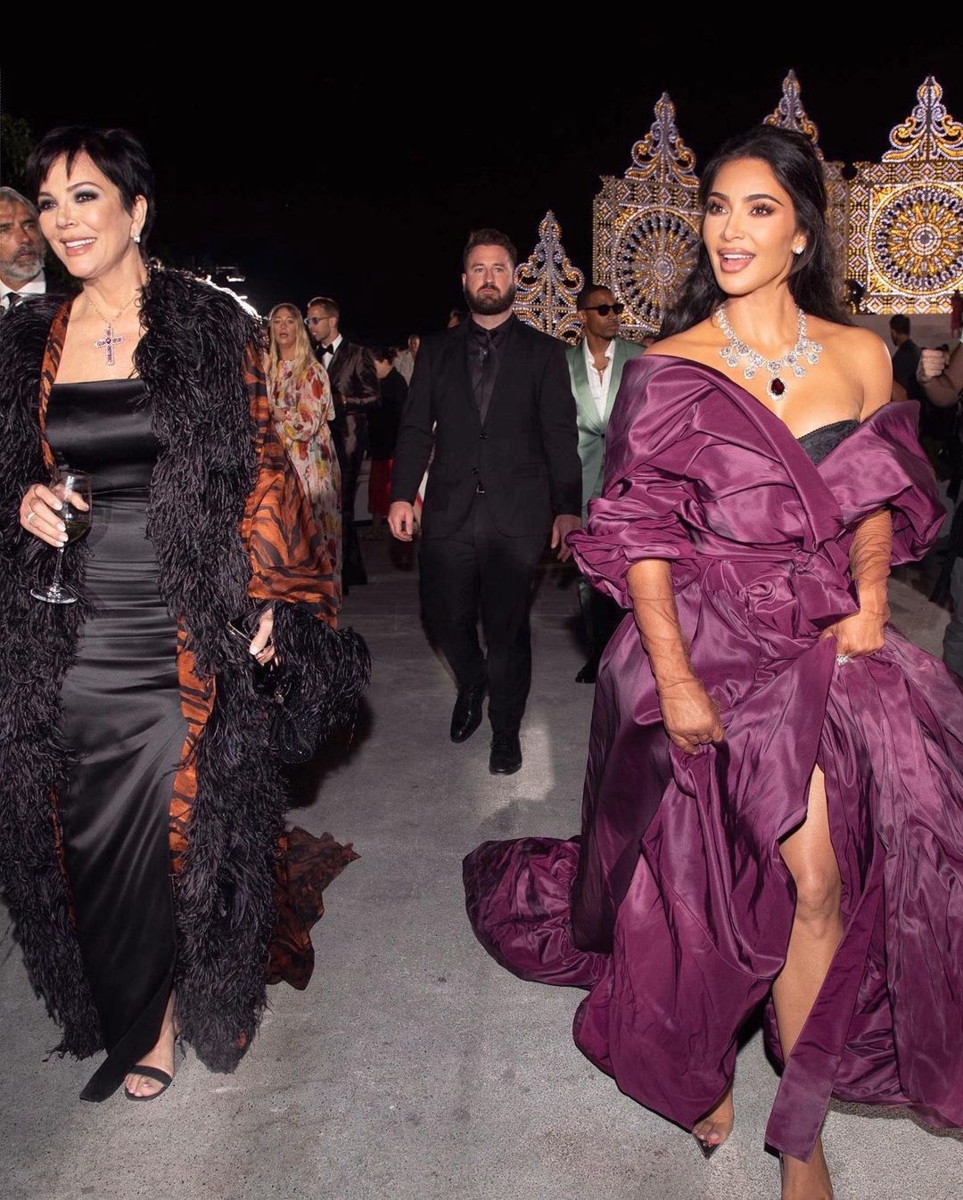 Kim Kardashian na pokazie Dolce&Gabbana