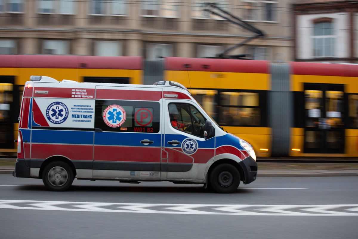 Warszawa. Poszkodowani trafili do szpitala
