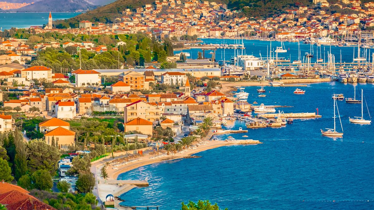 Miasto Trogir w Chorwacji.