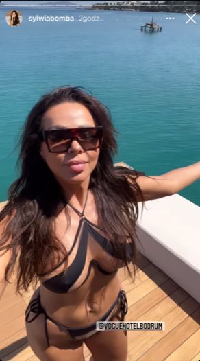 Sylwia Bomba na wakacjach wraz z córką