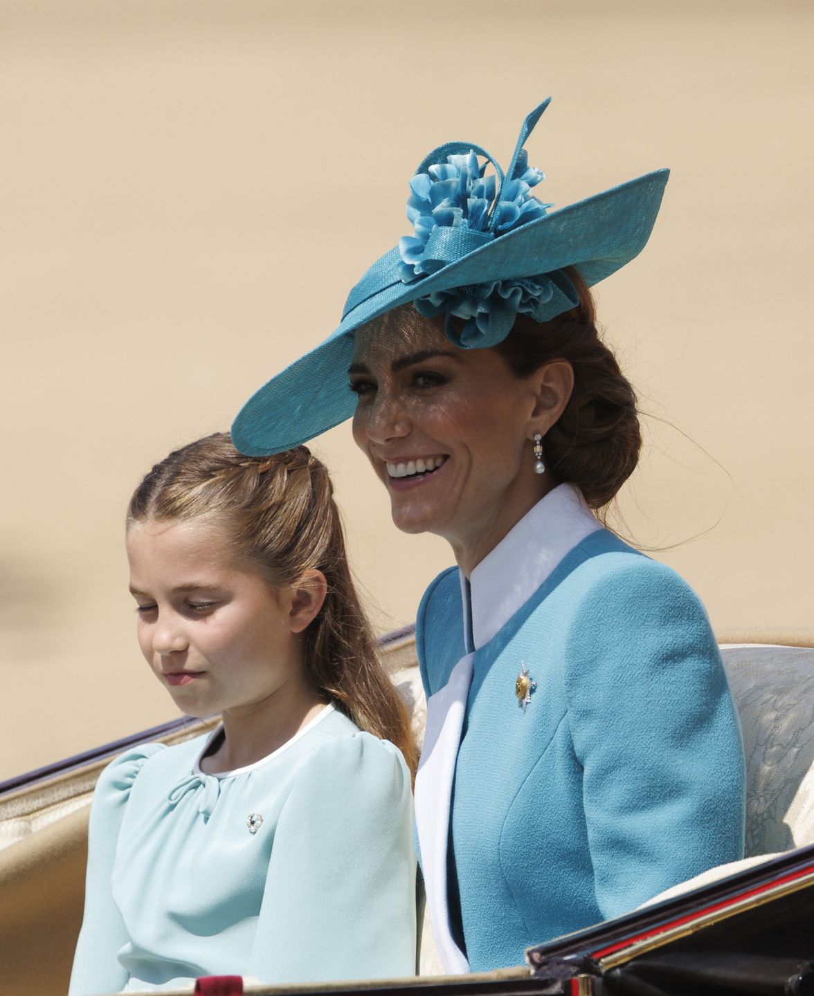 Księżniczka Charlotte i księżna Kate