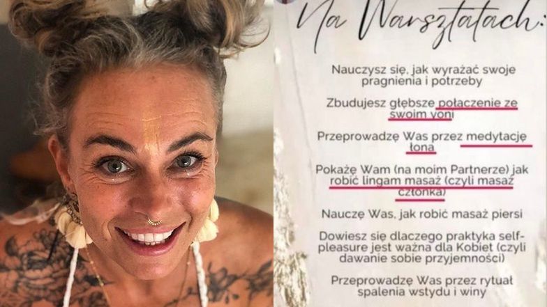 Była dziewczyna Barona promuje warsztaty z medytacji łona