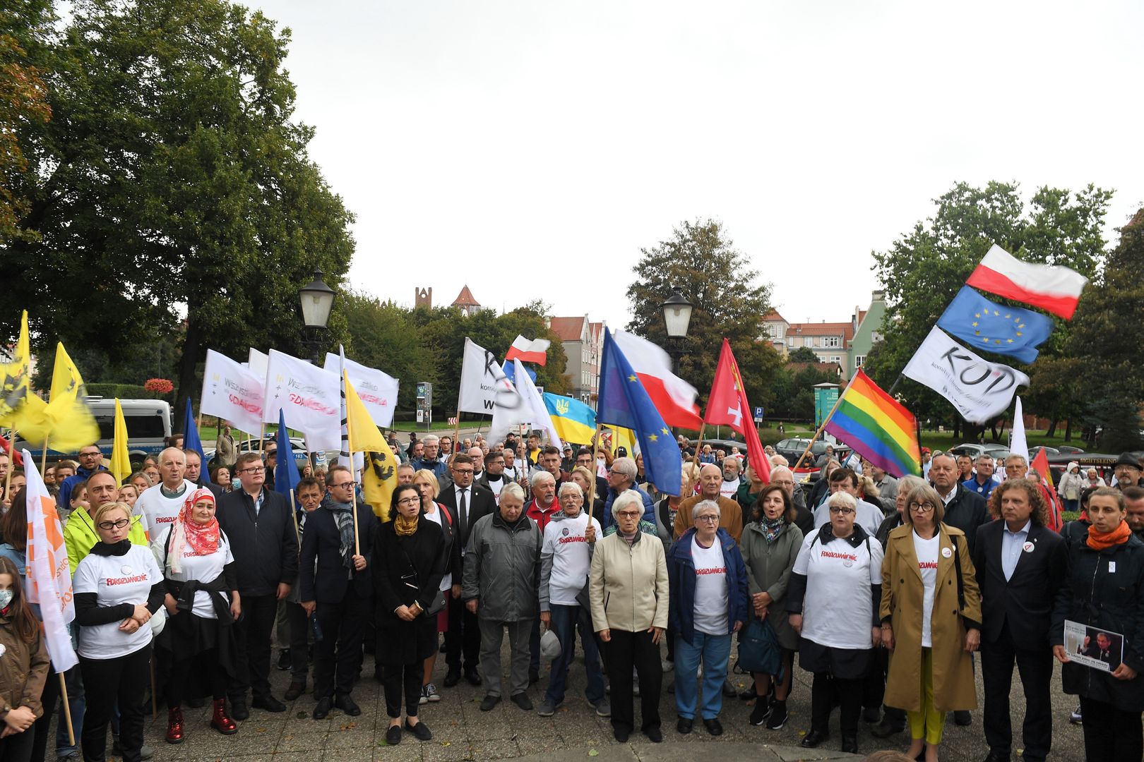 Marsz Porozumienia z okazji 41. rocznicy podpisania Porozumień Sierpniowych w Gdańsku