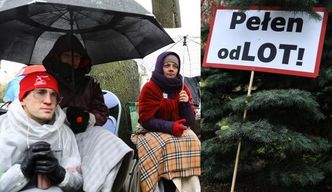 Protestujący pracownicy LOT-u odcięci od toalet: "Sytuacja jest patowa. Nie chcemy konfliktu"