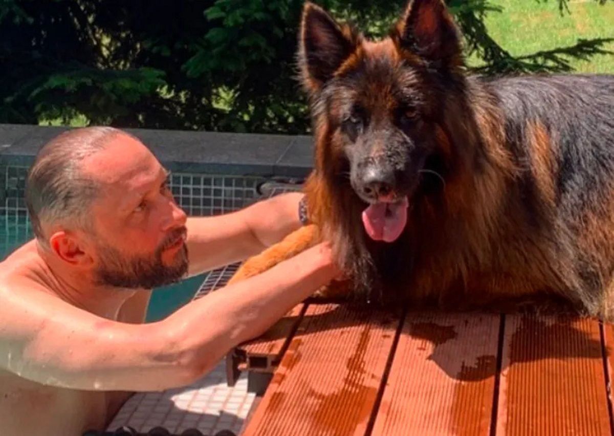 Kamil Durczok był bardzo zżyty ze swoim psem Dymitrem 