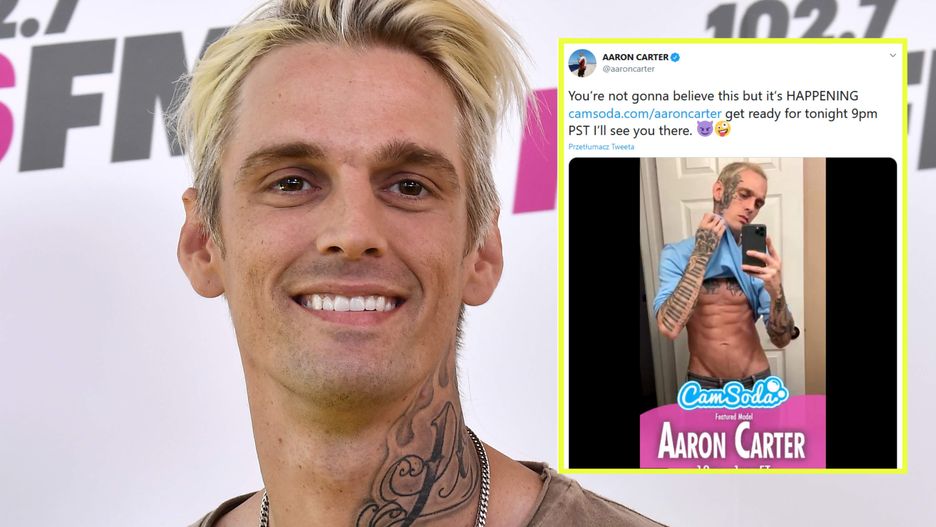 Aaron Carter dodał kolejne "zajęcie" do swojego CV