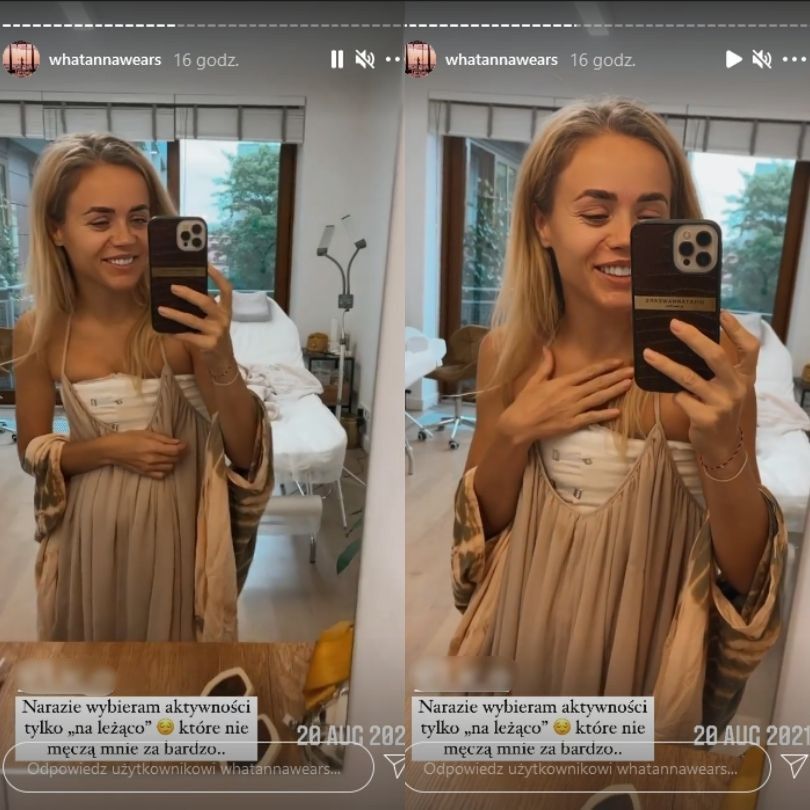 Anna Skura po wyjściu ze szpitala wybrała się na laminację brwi i rzęs