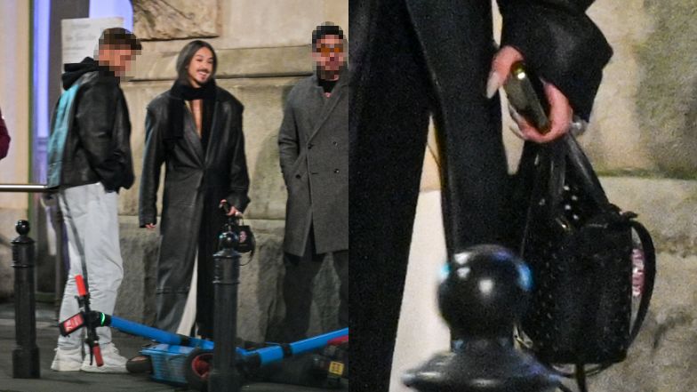 Michał Szpak nocną porą snuje się po stolicy z prawie gołą klatą