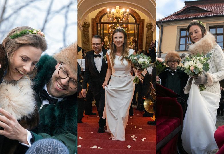 Hrabianka Caroline Alexandra von Hochberg wzięła ślub na zamku Książ w Wałbrzychu