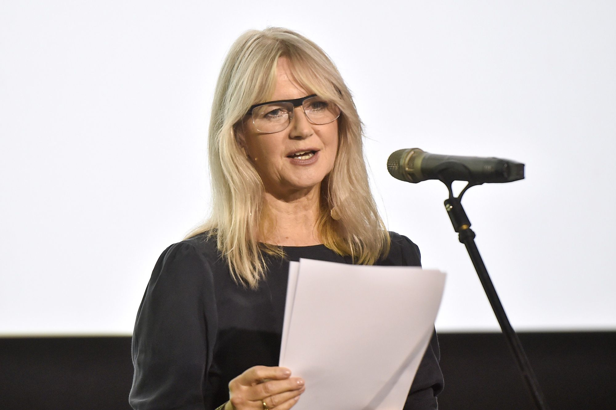 Grażyna Torbicka z mężem na Festiwalu Filmu i Sztuki Dwa Brzegi