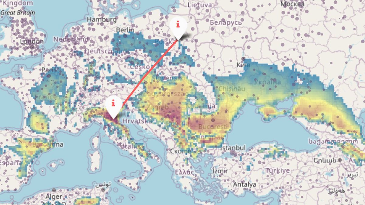Mapa zmian klimatycznych - zdjęcie poglądowe