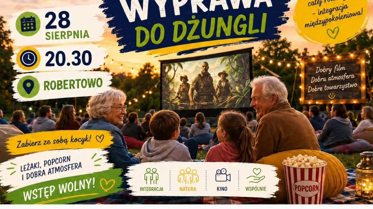 Kino pod chmurką w Robertowie 