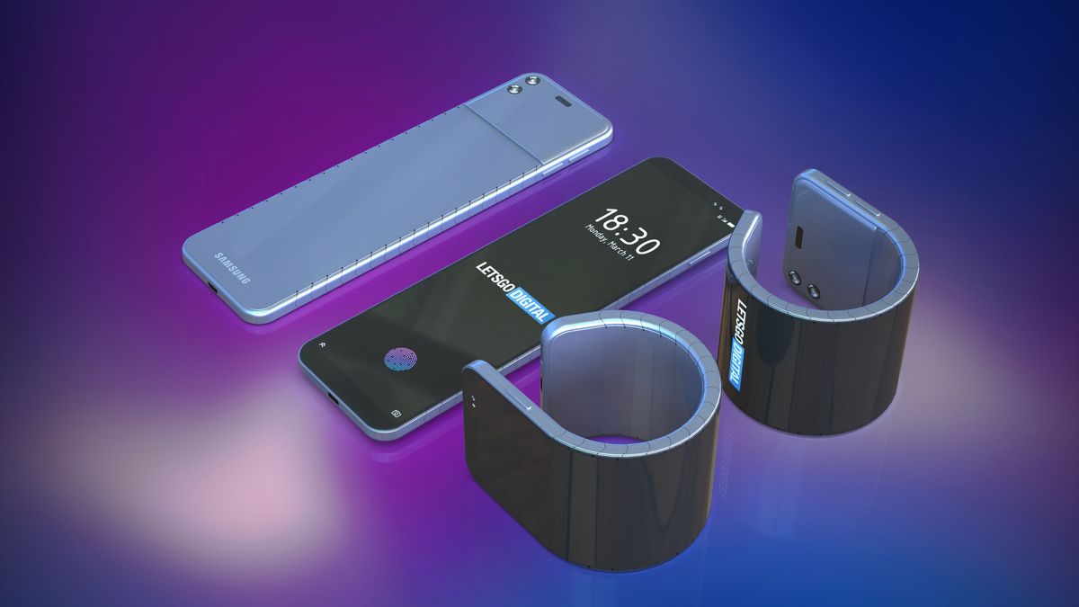 Nadchodzi zwijany smartfon-bransoletka. Samsung patentuje konstrukcję