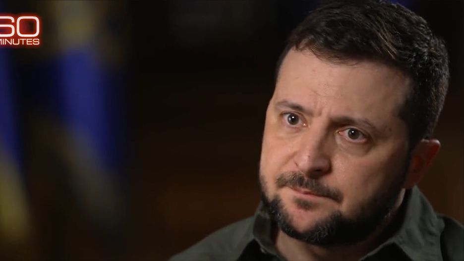 Kwatera Zełenskiego. Prezydent Ukrainy pokazał amerykańskim dziennikarzom swoje centrum dowodzenia. Fot. "60 minutes"