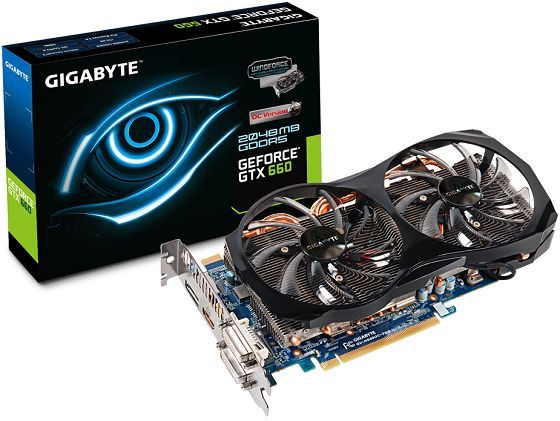 Gigabyte GeForce GTX 660 WindForce 2X OC karta graficzna zdjęcie opakowanie