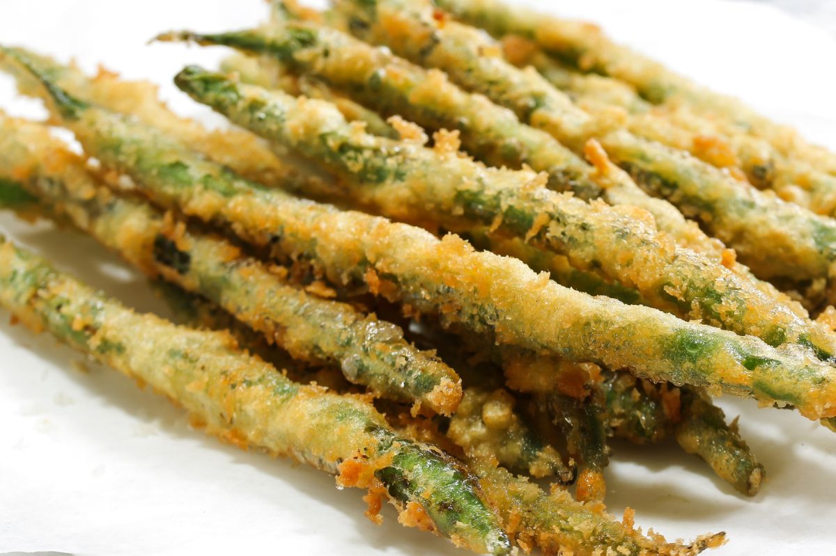 Green beans from the oven. One ingredient changes everything