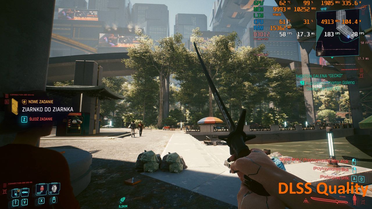 Cyberpunk 2077 1.5 1440p DLSS Quality