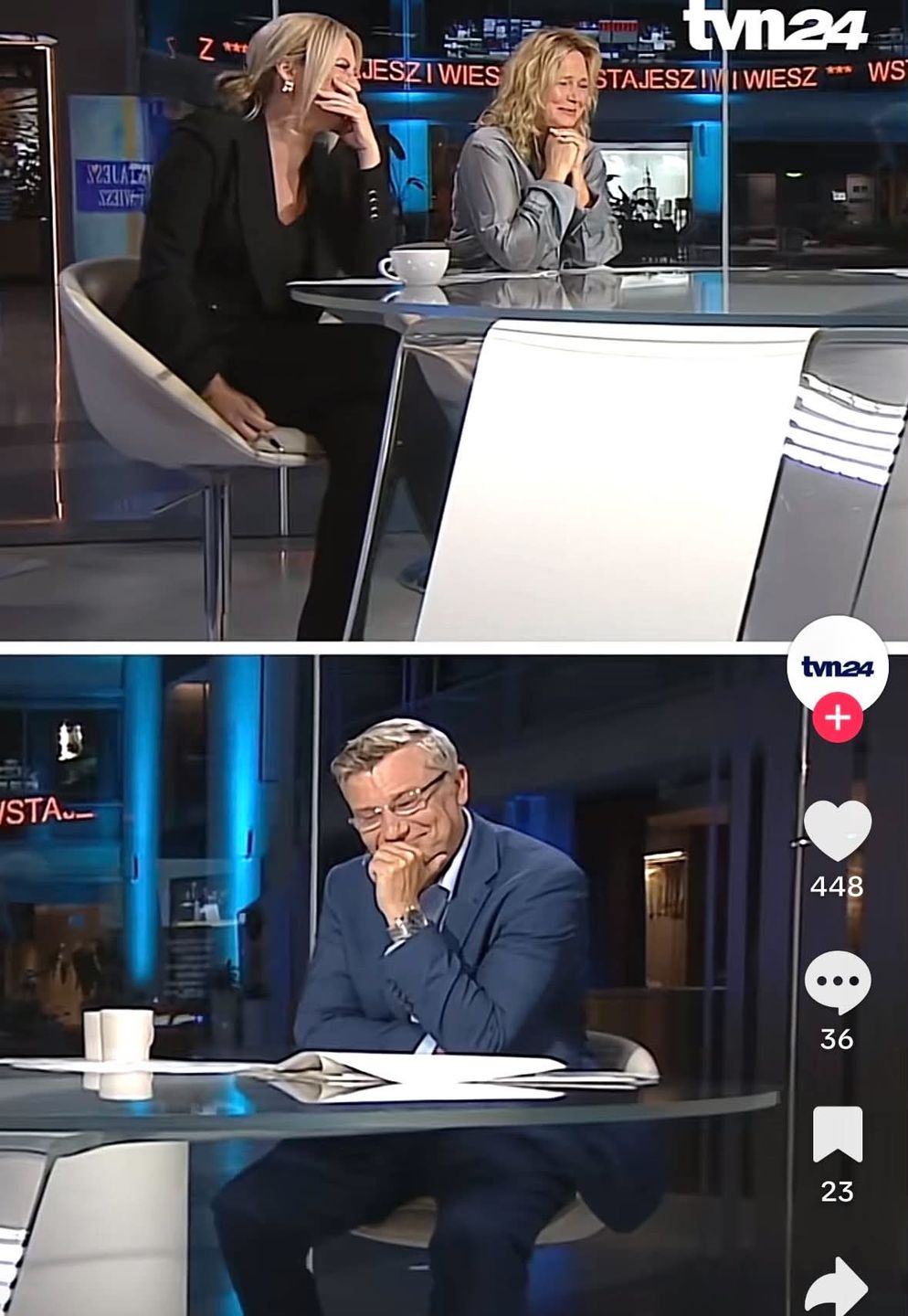 Justyna Kosela wybuchła śmiechem w programie na żywo
