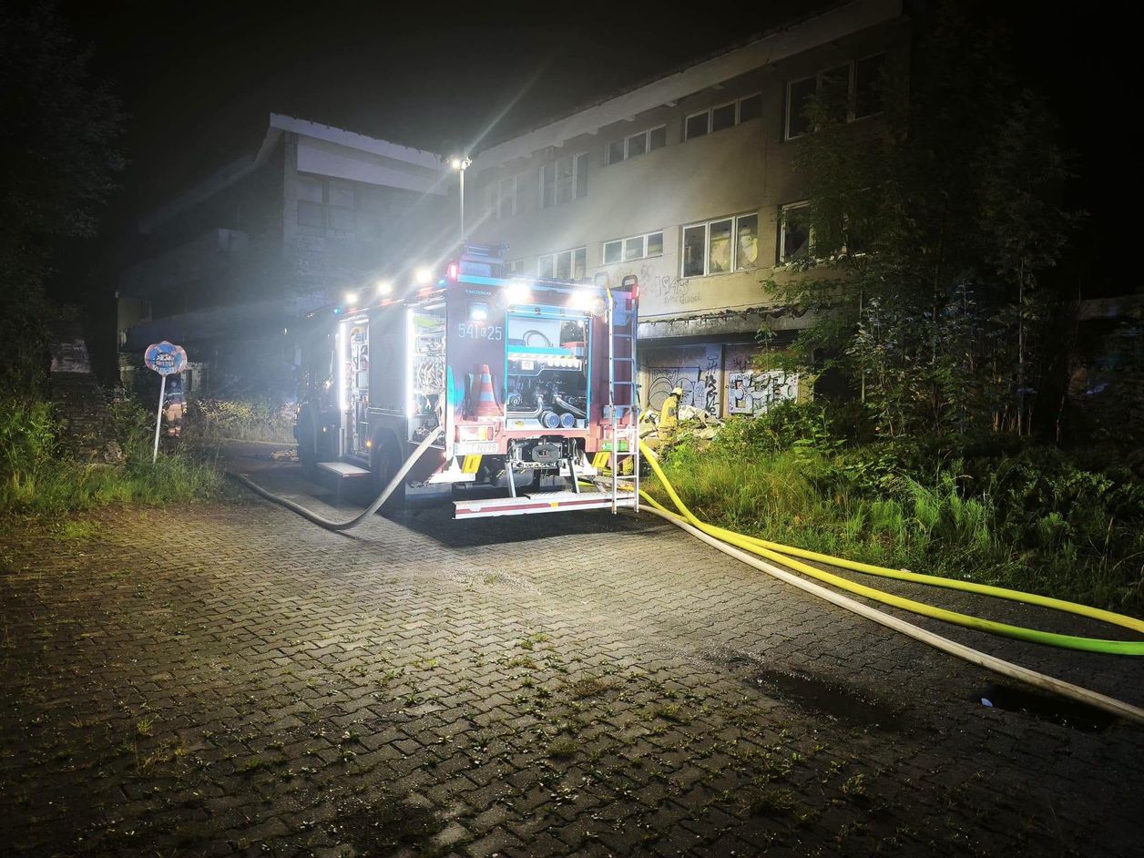 Zakopane: Pożar w byłym hotelu Panorama na Antałówce