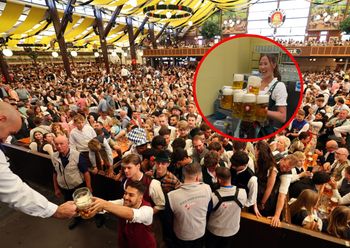 Nagrania Niemki hitem sieci. Pokazuje, jak wygląda praca na Oktoberfest