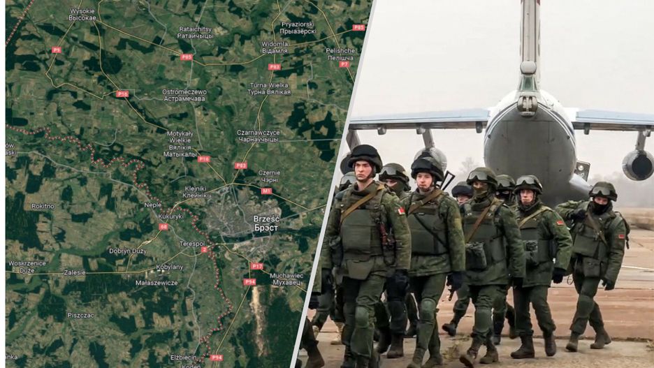 Białoruscy spadochroniarze ćwiczyli przy granicy z Polską