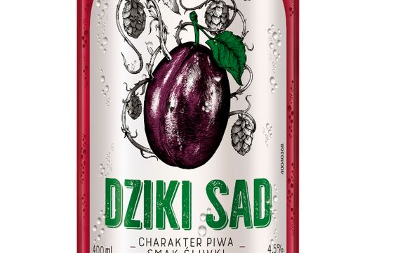 Nowe piwo Dziki Sad Śliwka od Grupy Żywca wsparte reklamami