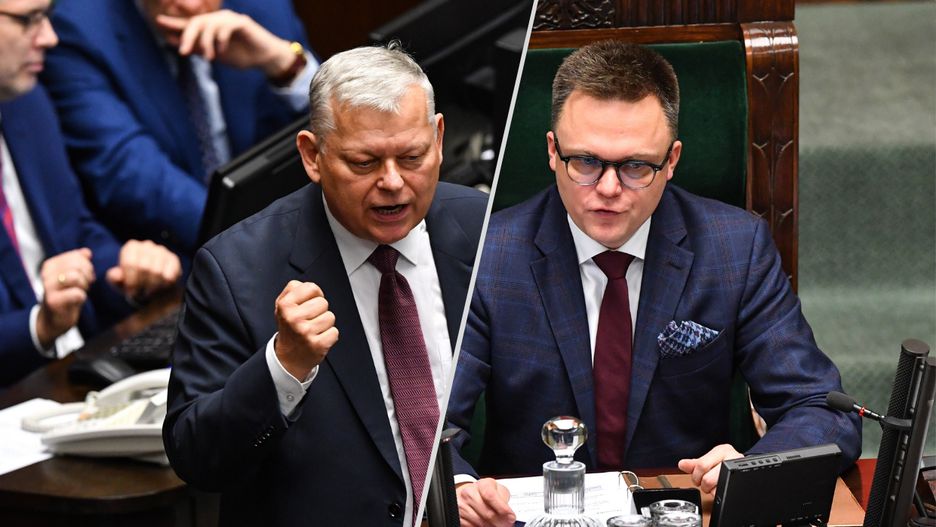 Hołownia nie włączył Suskiemu mikrofonu