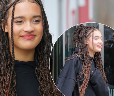 Sara James od stóp do głów na czarno. Tak pojawiła się w "Dzień dobry TVN". Wygląda na swoje 15 lat