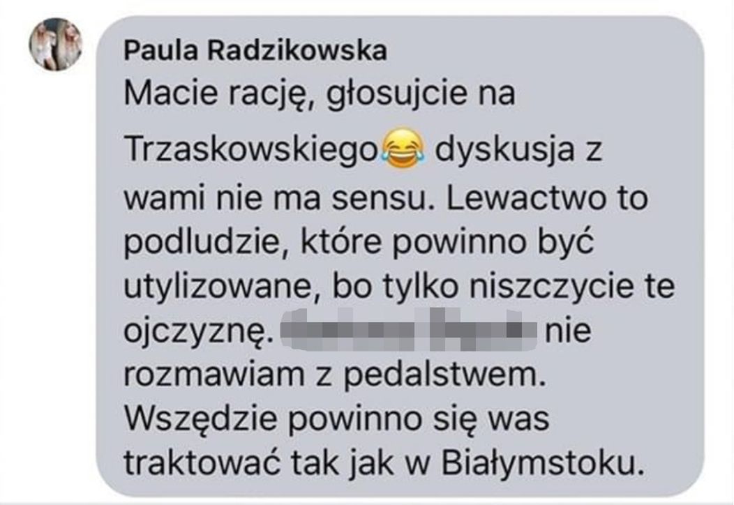 Wynurzenia Pauliny Radzikowskiej na Instagramie